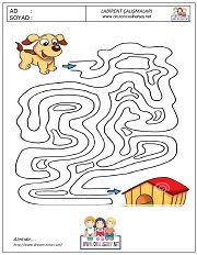 anaokulları için Labirent Bulmaca